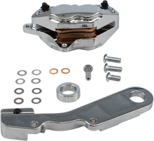 Load image into Gallery viewer, 4 Pist Rear Caliper Kit Chrome 25mm Flt 08 Up