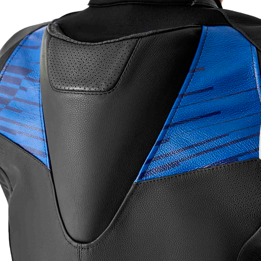 Tractech Evo D3o Jacket Blk/Blue Leather Md