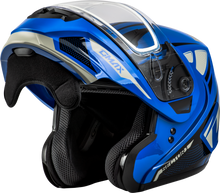 Load image into Gallery viewer, Md 04s Sector Snow Helmet Blue/Black 2x