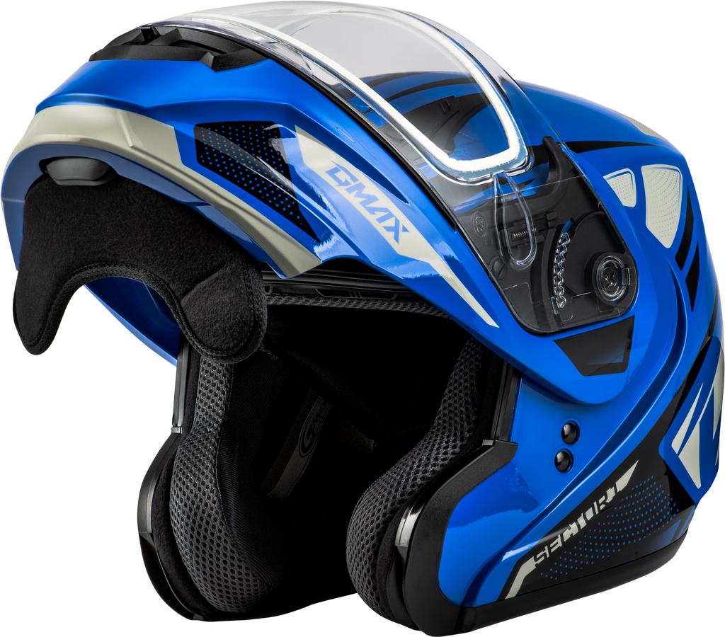 Md 04s Sector Snow Helmet Blue/Black 3x
