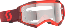 Load image into Gallery viewer, Fury Goggle Red Clear Works