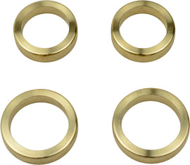 RIVA Valve Seat Kit 12-pack for intake, carb, and fuel system on an engine, showing metallic valve seats and packaging.