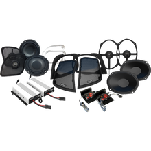 Load image into Gallery viewer, HOGTUNES 800 WATT COMPLETE SOUND SYSTEM HARLEY DAVIDSON BAGGERS 14-24 - The Speed Shop Canada