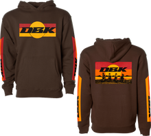 Load image into Gallery viewer, Sunday Stripe Yth Hoodie Brown Yx
