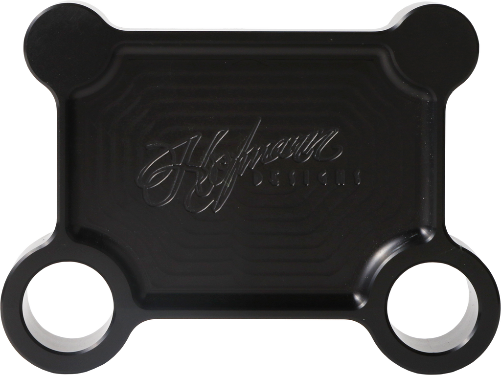 H/D Billet Pull Back Plate Black Batwing