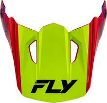 Load image into Gallery viewer, Yth Kinetic Scrap Helmet Visor Red/Hi Vis/Purple/Black Ys Yl