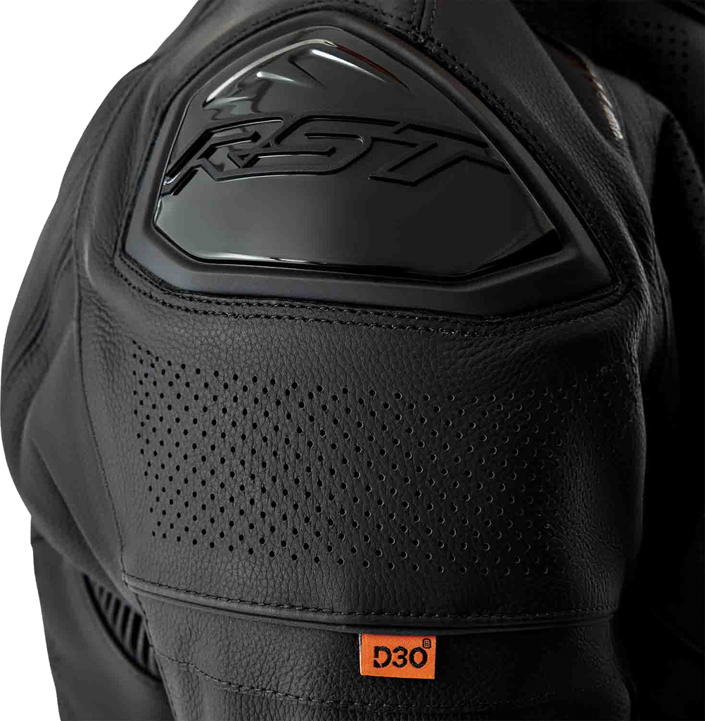 S1 D3o Leather Jacket Black 2x