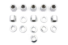 Load image into Gallery viewer, Chrome Stock Cylinder Base Nuts and Washers