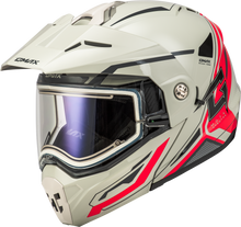 Load image into Gallery viewer, Md 74s Spectre Snow Helmet W/ Electric Shield White/Red Lg