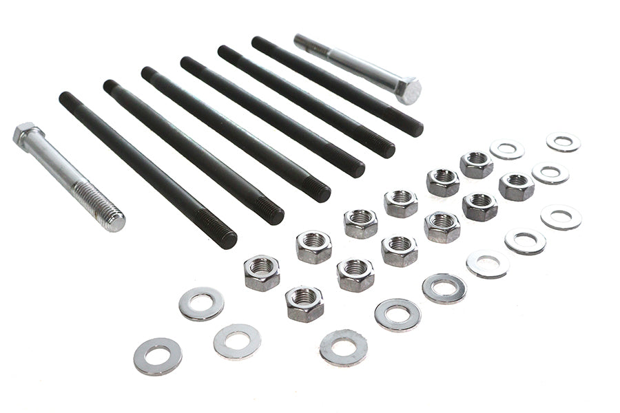 Chrome Stock Engine Case Bolt Kit