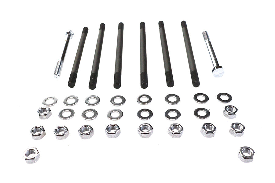 Chrome Stock Engine Case Bolt Kit