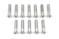 Chrome Cam Cover Stock Slotted Screws