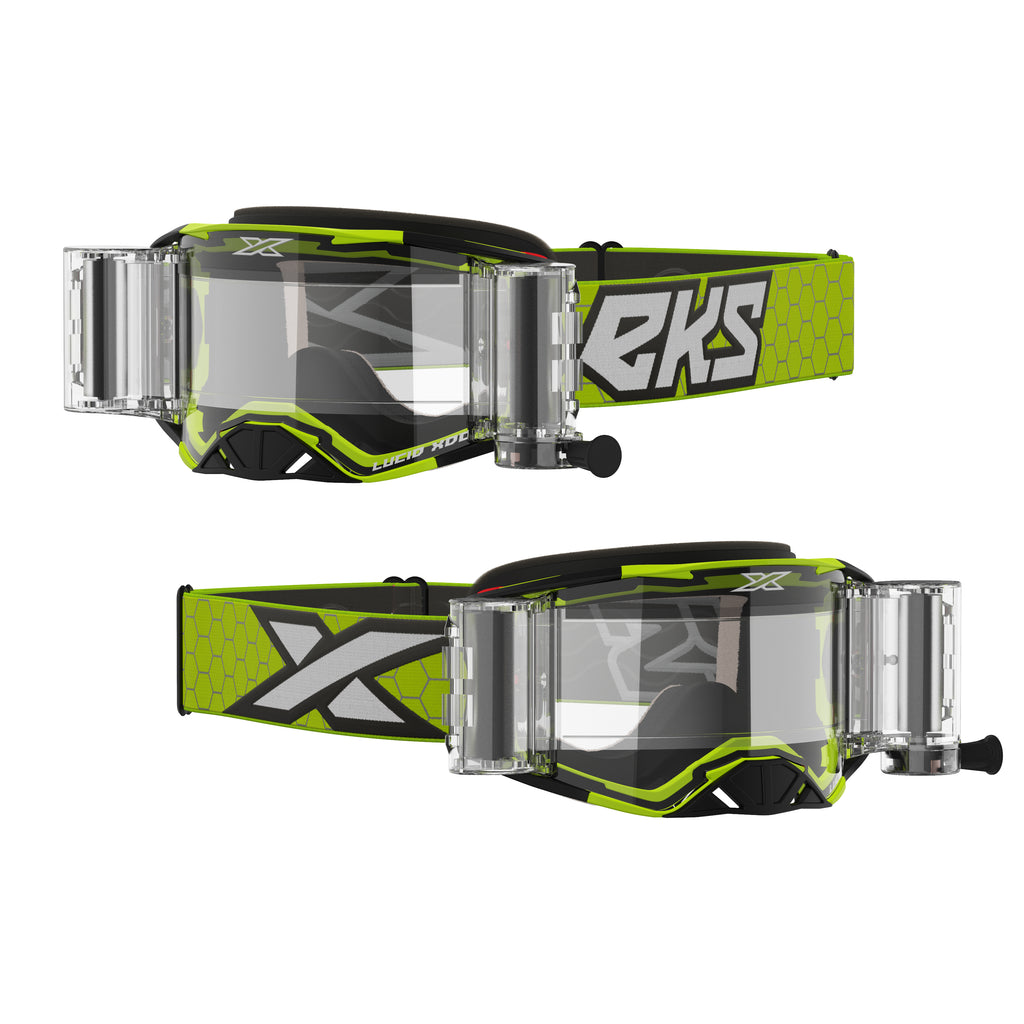 Lucid Goggle Race Pack Yellow Zip Off Clear
