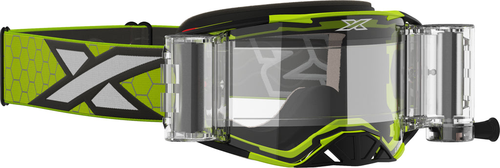 Lucid Goggle Race Pack Yellow Zip Off Clear