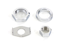 Load image into Gallery viewer, Chrome Rear Axle Nut and Lock Kit