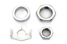 Load image into Gallery viewer, Chrome Rear Axle Nut and Lock Kit