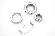 Load image into Gallery viewer, Chrome Rear Axle Nut and Lock Kit