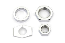 Load image into Gallery viewer, Chrome Rear Axle Nut and Lock Kit