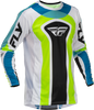 Youth Lite Le Current Jersey White/Lime/Blue Yxl