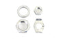 Cadmium Rear Axle Nut and Lock Kit