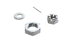 Load image into Gallery viewer, Chrome Front Axle Nut Kit