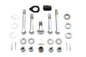 Chrome Upper and Lower Motor Mount Bolt Kit