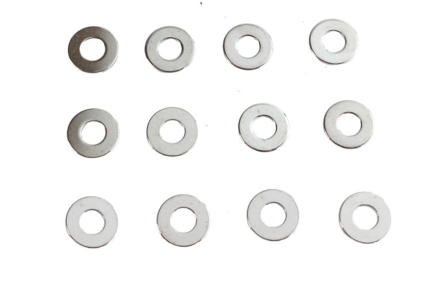 Chrome Flat Washer 1/4 inch Inner Diameter