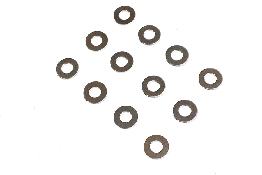 Chrome Flat Washer 1/4 inch Inner Diameter