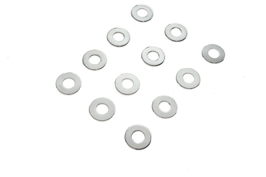 Chrome Flat Washer 1/4 inch Inner Diameter
