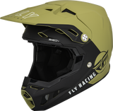 Fly Racing Formula Cc Centrum Helmet Matte Olive Green/Black Xl 73-4324X