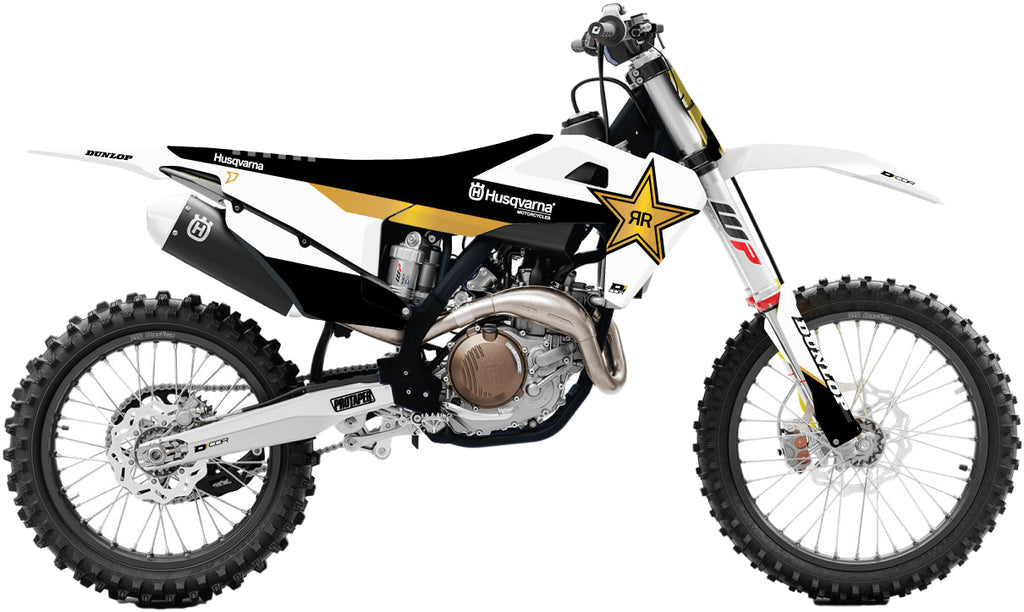 Complet Kit Rockstar Husq Tc/Fc 125 450 Wht Bg