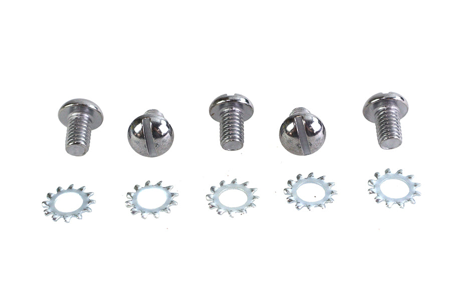 Chrome Wheel Hub Star Cover Screws