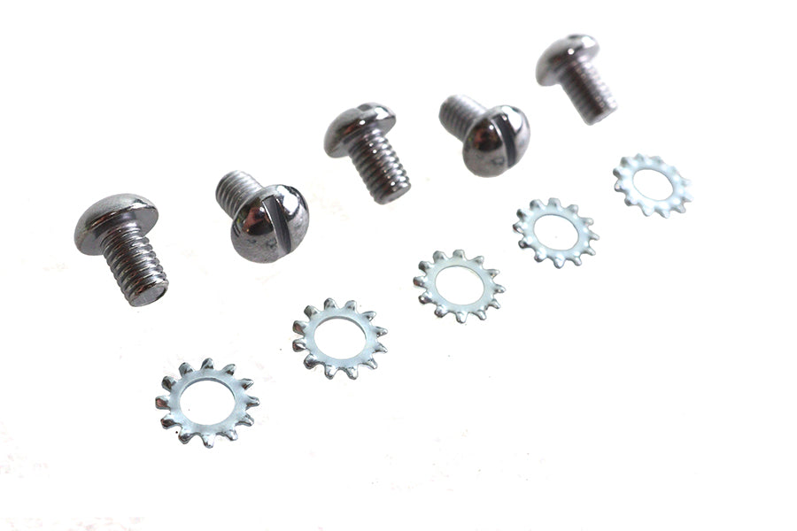 Chrome Wheel Hub Star Cover Screws