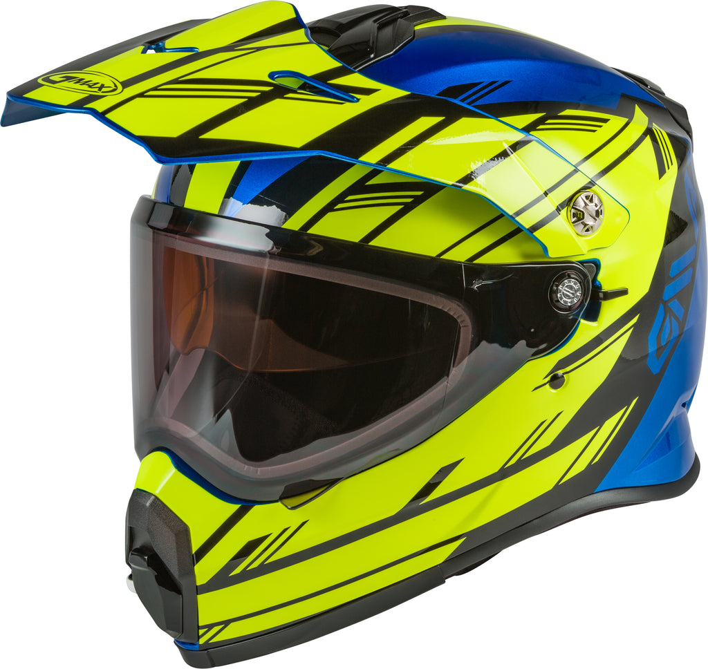 Youth At 21y Epic Snow Helmet Blue/Hi Vis/Black Ym