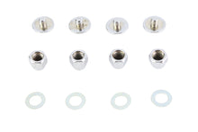 Load image into Gallery viewer, Chrome Rocker Shaft End Cap Nut Slot Type