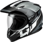 Gm 11 Decima Helmet Black/Grey/White Lg