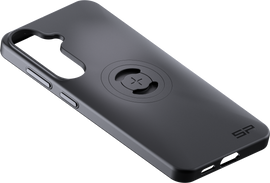 SP CONNECT SPC+ black phone case for Samsung Galaxy S26 Fe, durable accessory with precise cutouts and stylish design.