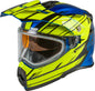 Youth At 21y Epic Snow Helmet Blue/Hi Vis/Black Ym
