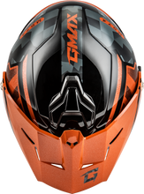 Load image into Gallery viewer, Md 74 Striker Modular Helmet W Smk Shield Blk/Gry/Or Mtlc Lg