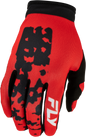Youth Lite Flake Gloves Red/Black Ys
