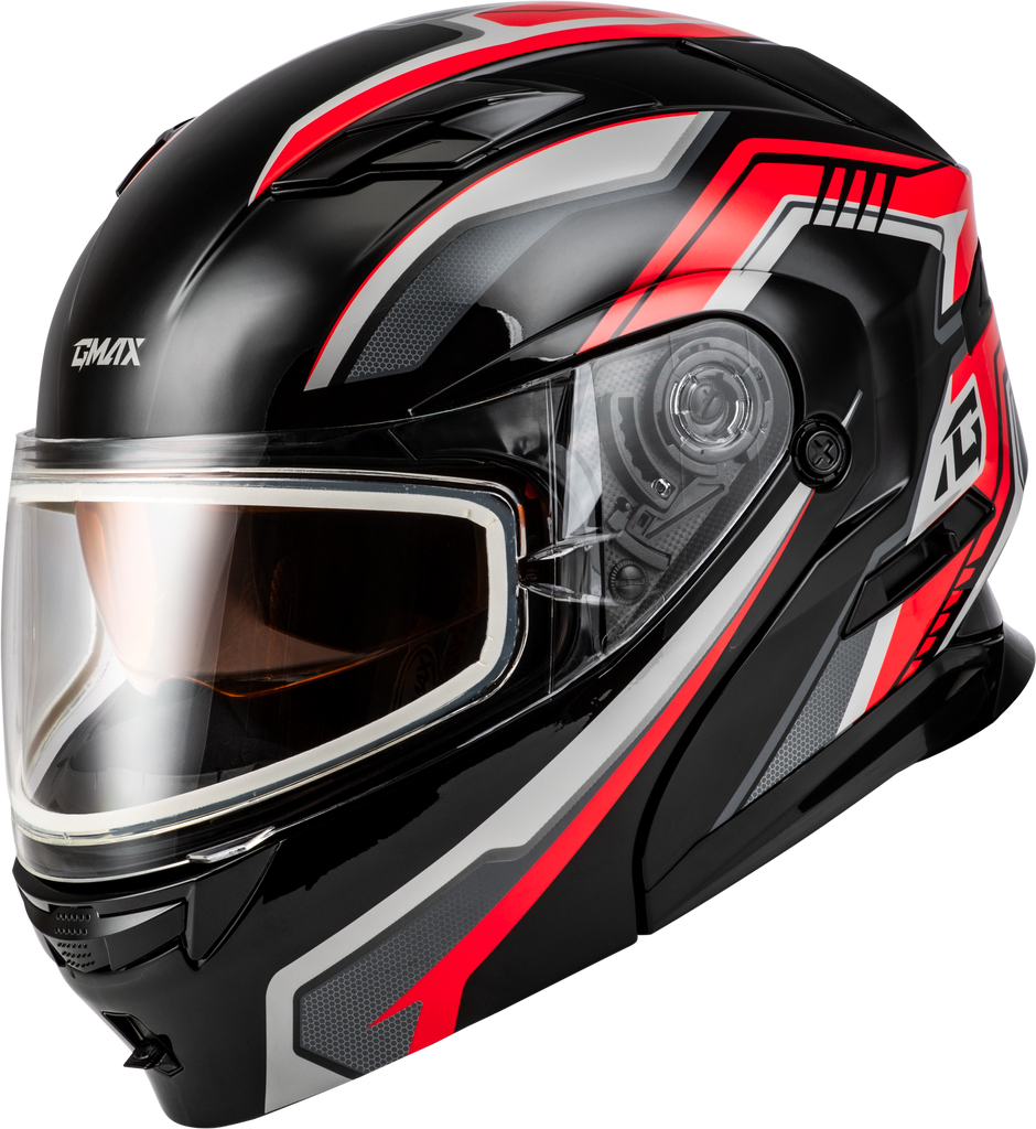 Md 01s Transistor Snow Helmet Black/Red 2x