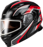 Md 01s Transistor Snow Helmet Black/Red Xl