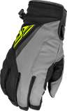 Fly Racing Title Long Gloves Black/Grey/Hi-Vis Lg 371-0611L