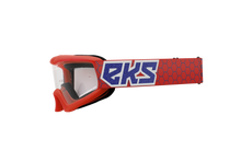Load image into Gallery viewer, Xgrom Youth Goggle Red/White/Blue Metallic Clear