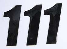 Load image into Gallery viewer, Number 1 Black 4" 3/Pk