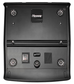 HOPPE Stereo Top 4 speakers without sub, Ranger Crew audio/visual communication equipment, black finish with speaker grilles