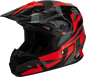 Mx 96 Splinter Helmet Black/Red Lg