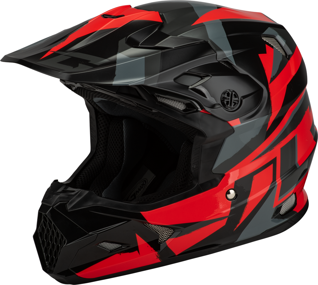 Mx 96 Splinter Helmet Black/Red Md