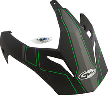 Load image into Gallery viewer, Visor W/Screws Expedition Matte Black/Hi Vis Green Gm 11