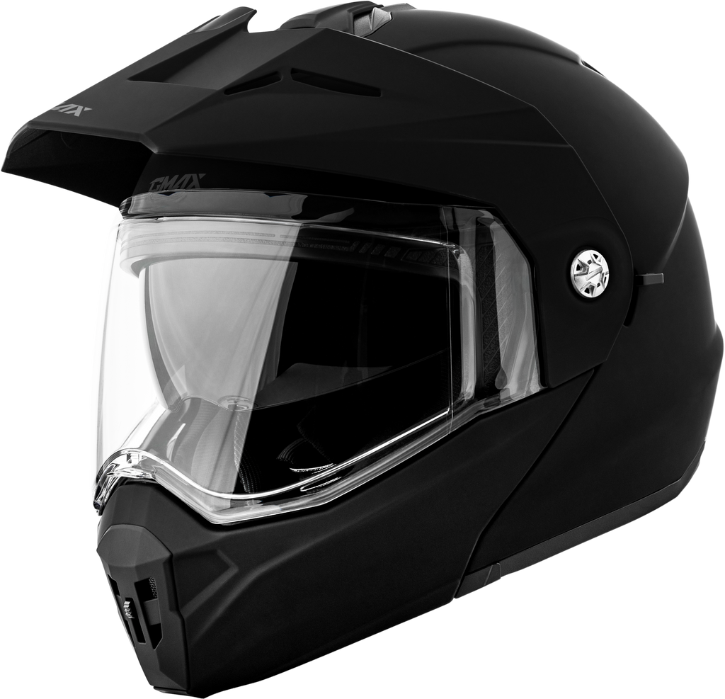 Md 74 Solid Helmets Matte Black Xl
